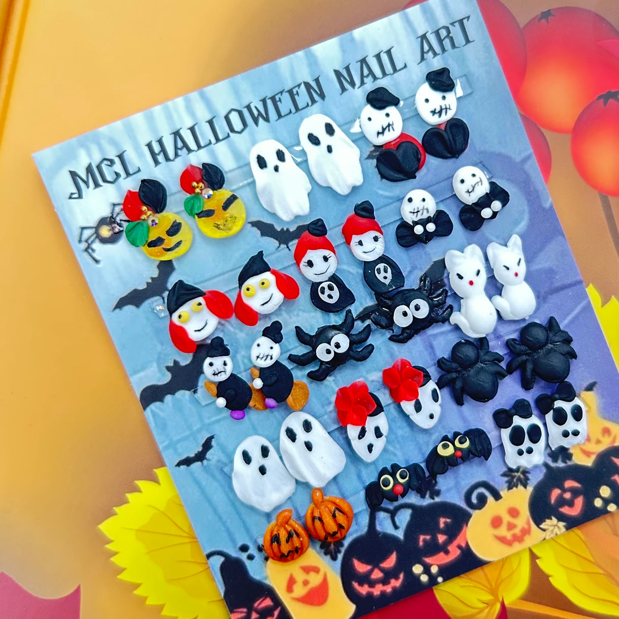 HALLOWEEN NAIL CHARM | 3D HALLOWEEN CHARM - 30 PCS