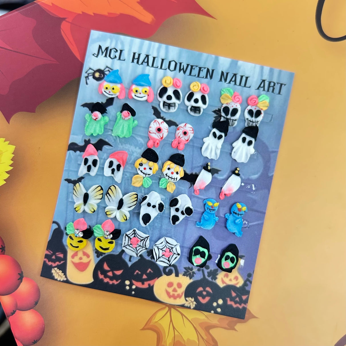 HALLOWEEN NAIL CHARM | 3D HALLOWEEN CHARM - 30 PCS