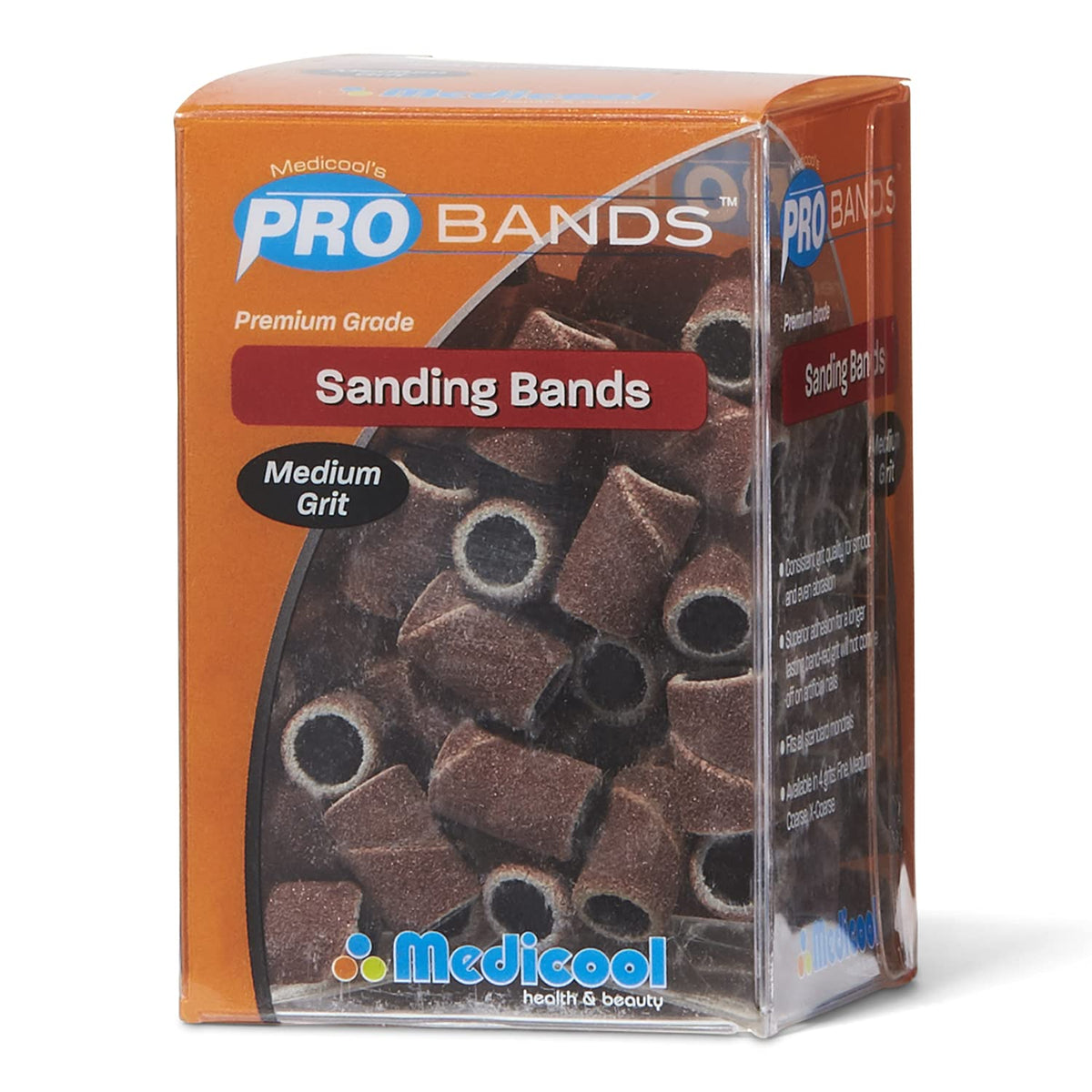 MEDICOOL | SANDING BANDS | BROWN - Medium Grit #150 - 100/Box