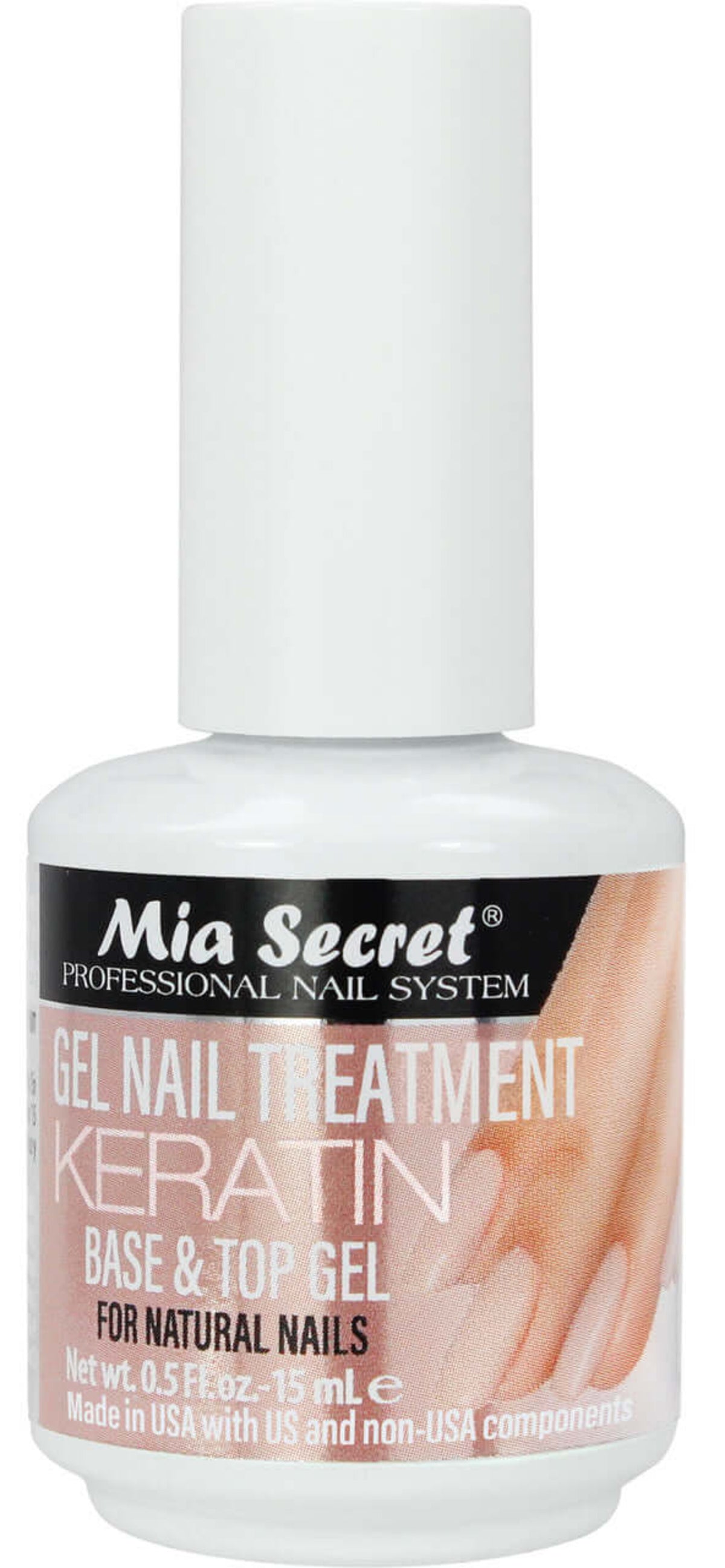 MIA SECRET | KARATIN GEL NAIL TREATMENT (WITH VITAMIN E & CALCIUM)