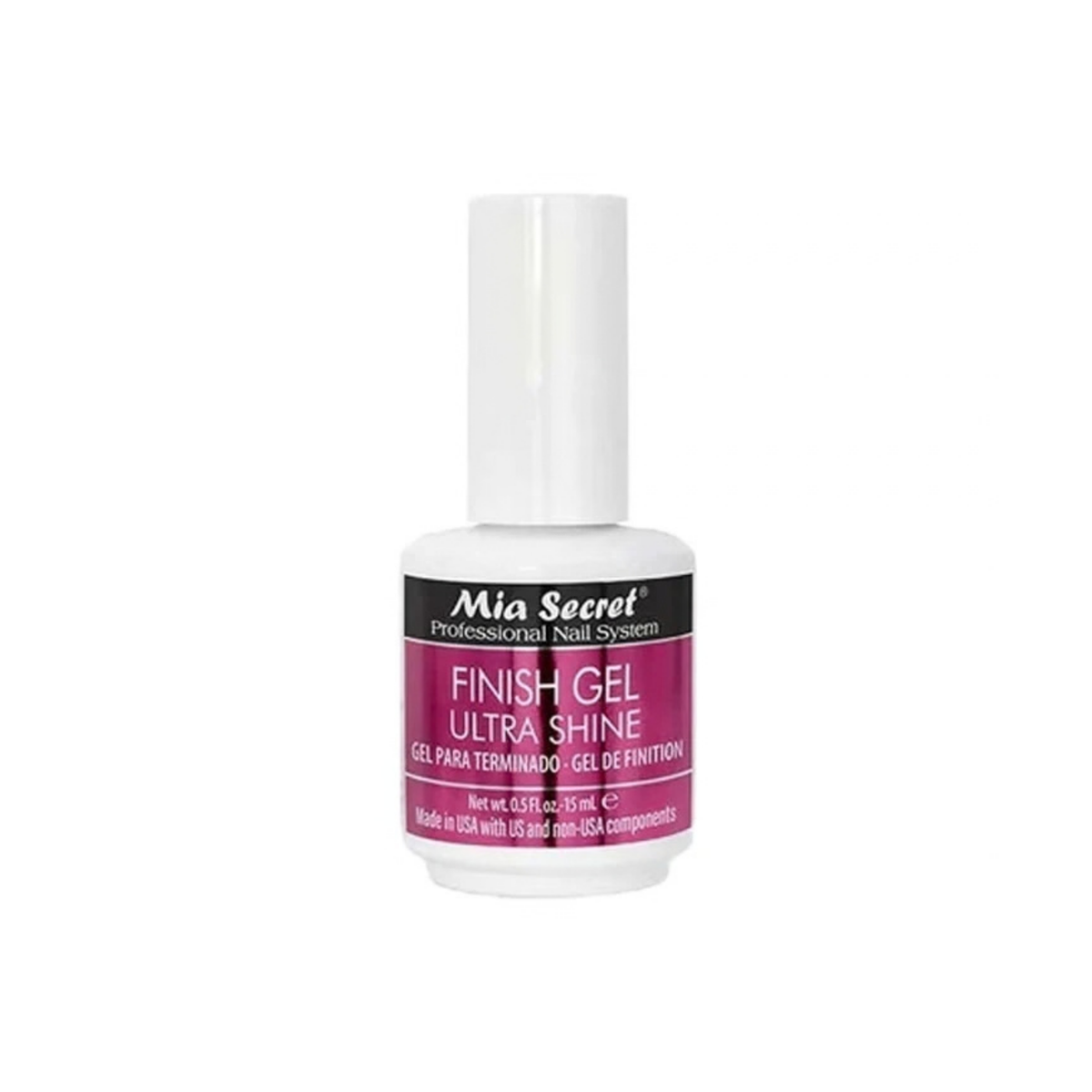 MIA SECRET | SOAK OFF GEL | FINISH GEL ULTRA SHINE (0.5 OZ)