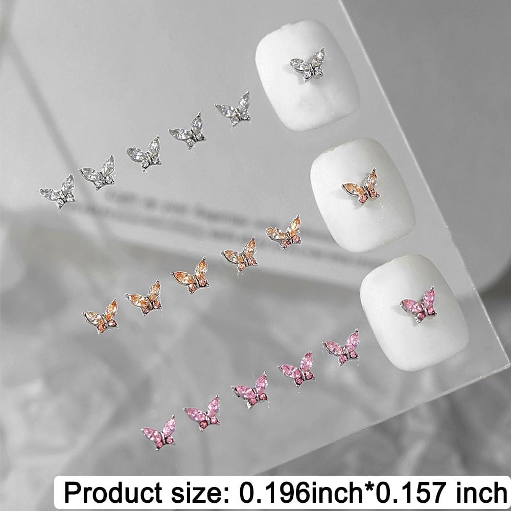 NAIL CHARM | MINI RHINESTONE BUTTERFLY