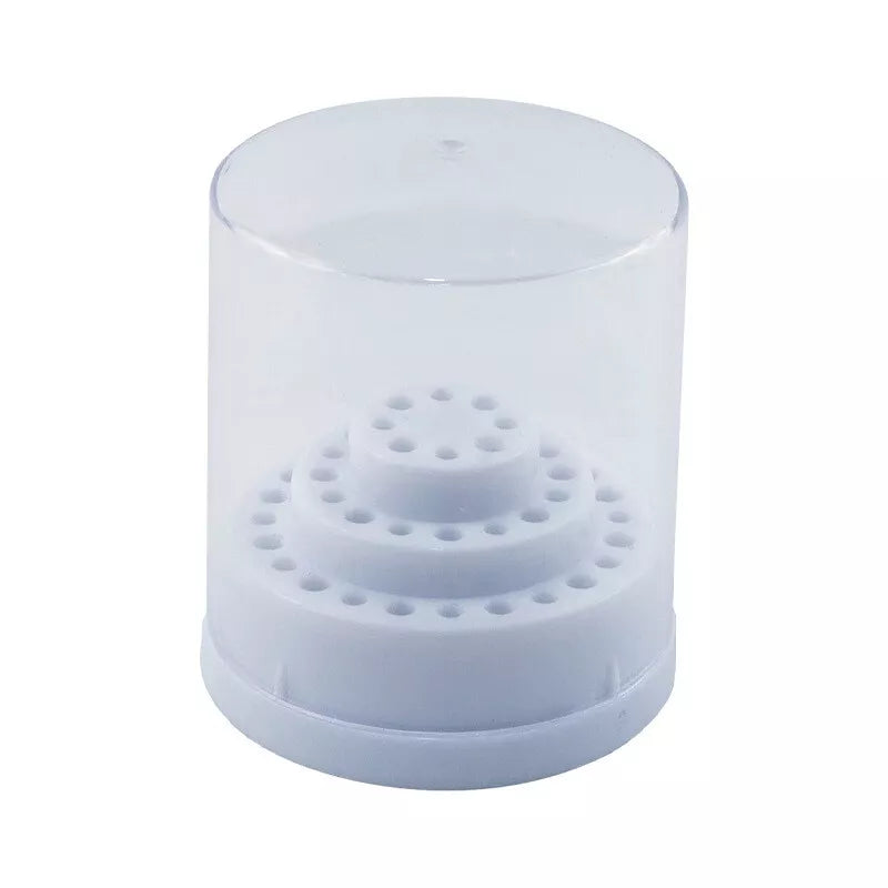 MINI ROUND DRILL BIT HOLDER | WHITE