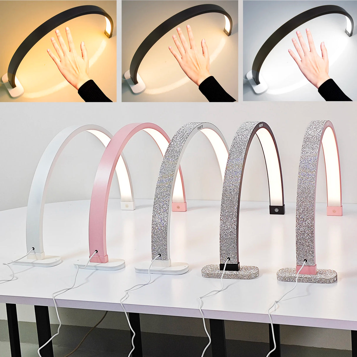 TABLE LAMP | HALF MOON LED NAIL LAMP