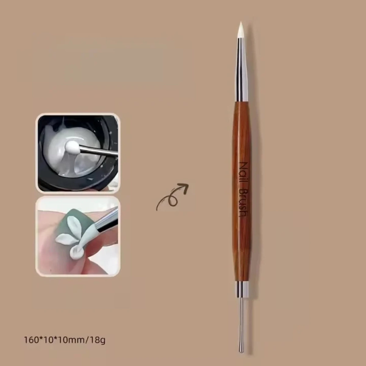 NAIL ART TOOL | Silicone Carving Pen 2 Head