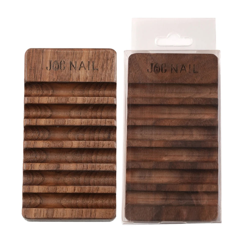 NAIL BRUSH HOLDER | WALNUT BRUSH WOOD
