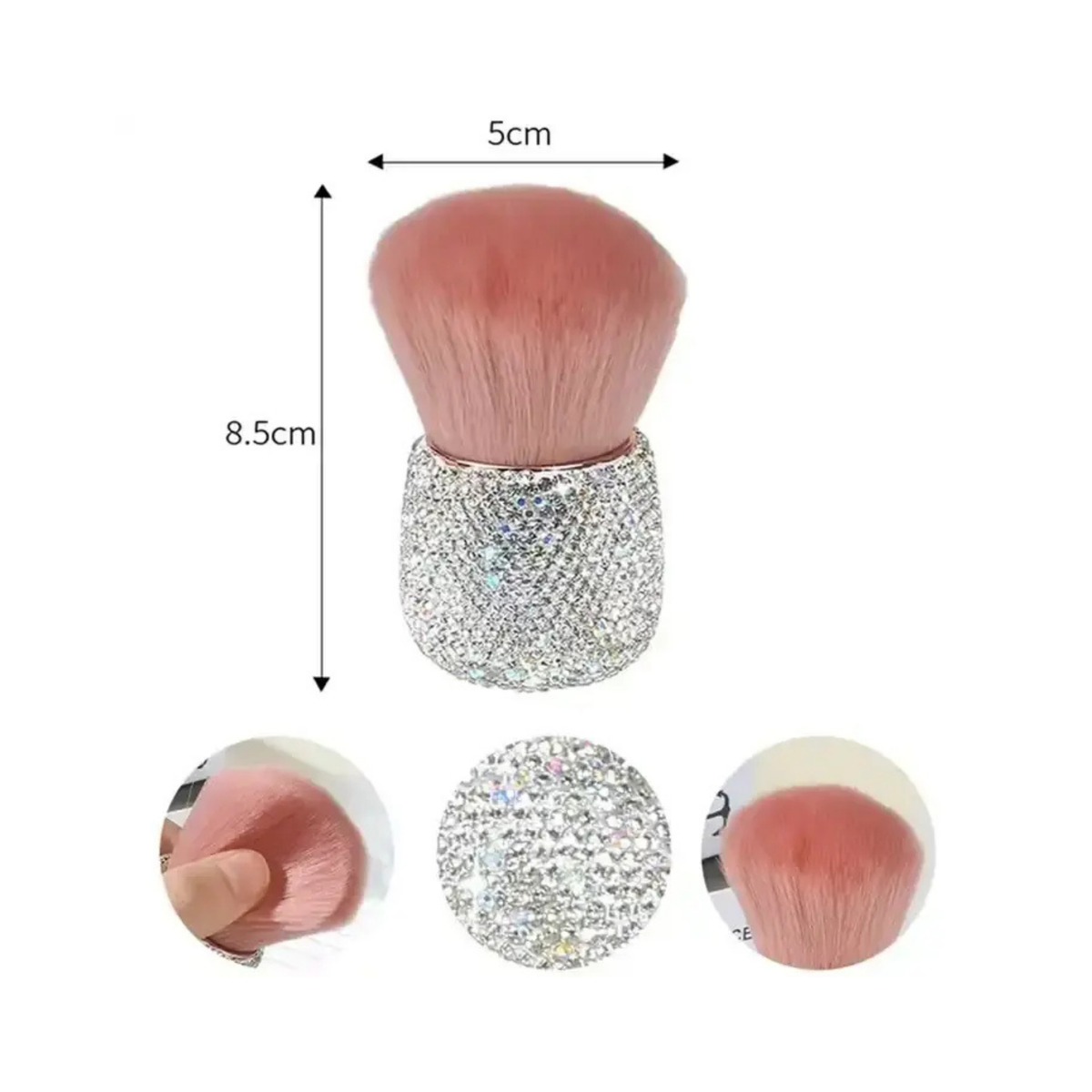 NAIL DUST BRUSH | DIAMOND MUSHROOM