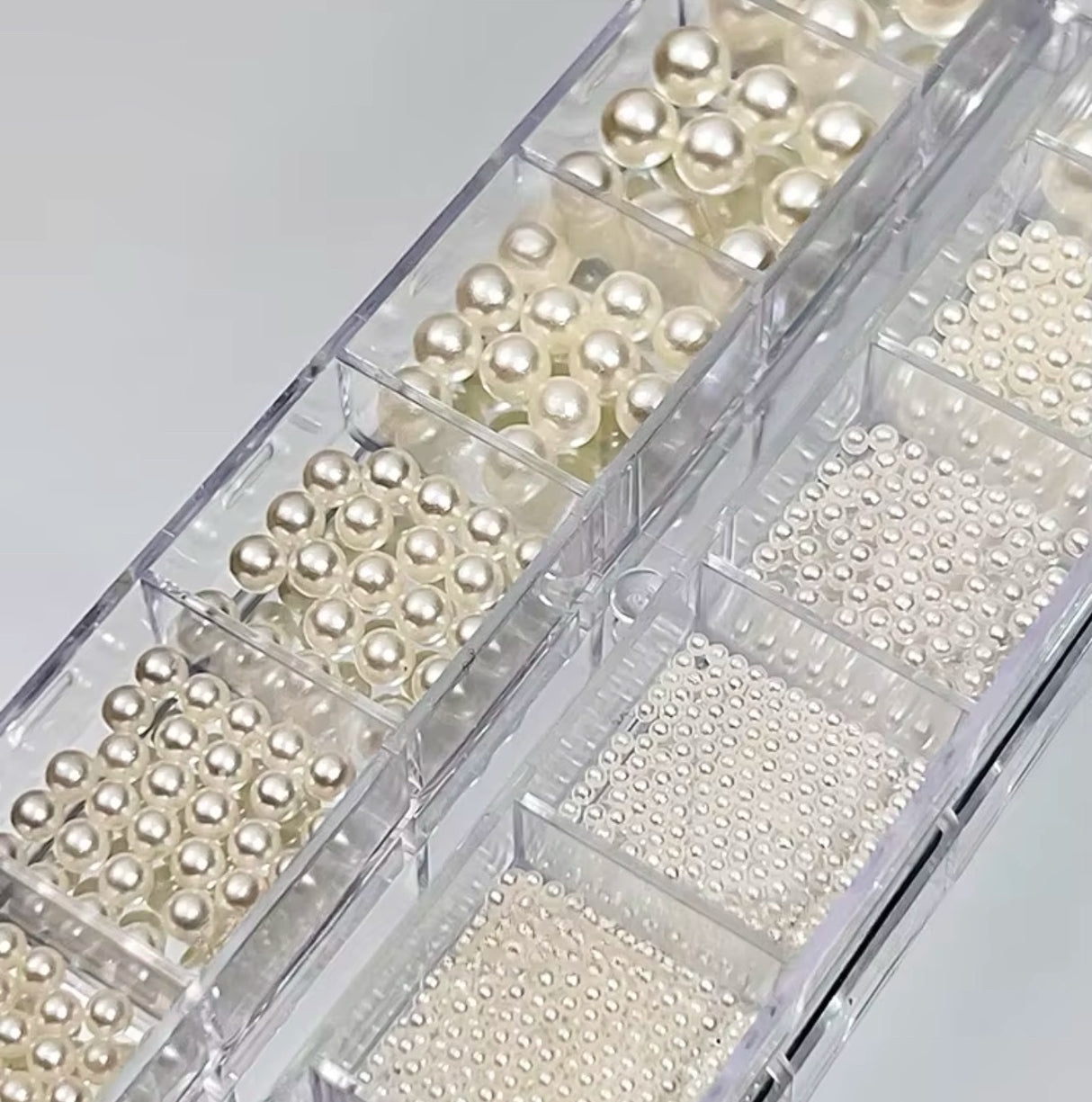 PEARL NAIL ART | MIXED SIZE - 12 GRID