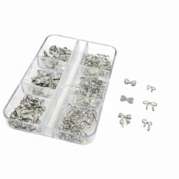 NAIL CHARM | METAL BOW MIX - 6 STYLE