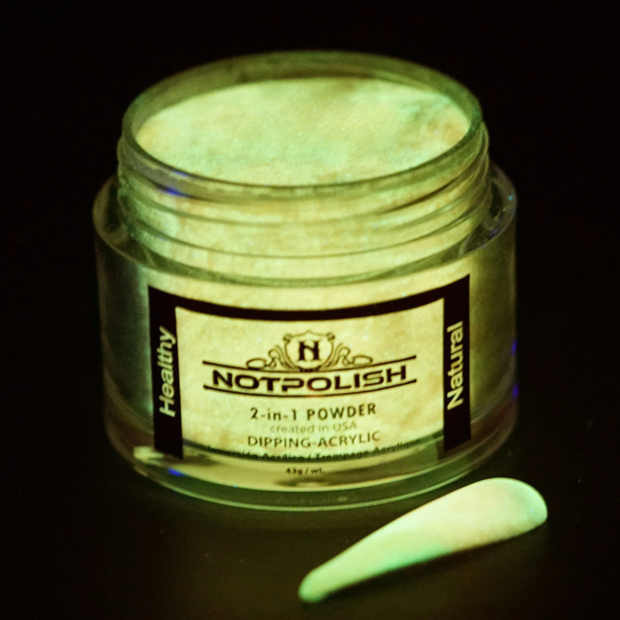 NOT POLISH (GLOW) | G07 BEDAZZLED