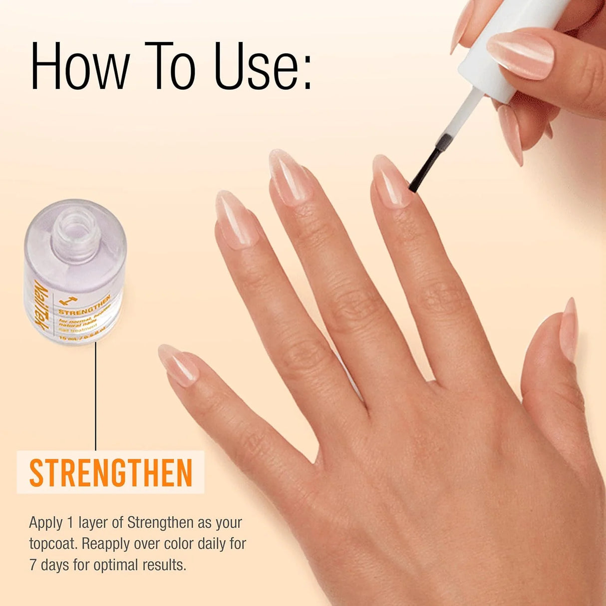 NAIL TEK | STRENGTHEN # 02 | For Soft-Peeling Nails