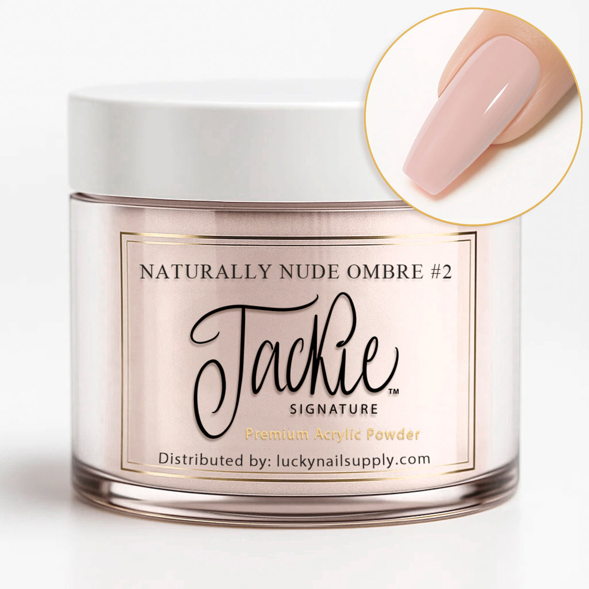 JACKIE SIGNATURE | OMBRE POWDER COLLECTION - #2 NATURALLY NUDE OMBRE (4 OZ)