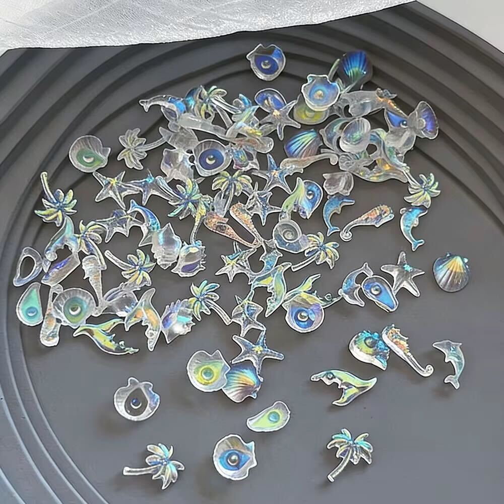 NAIL CHARM | MIXED OCEAN PEARL BAG