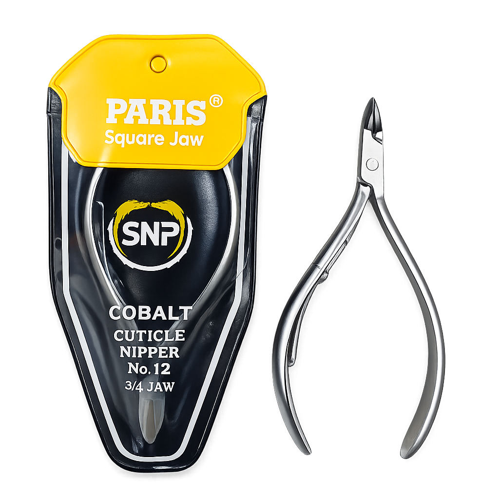 PARIS | COBALT CUTICLE NIPPER (FLAT HEAD)