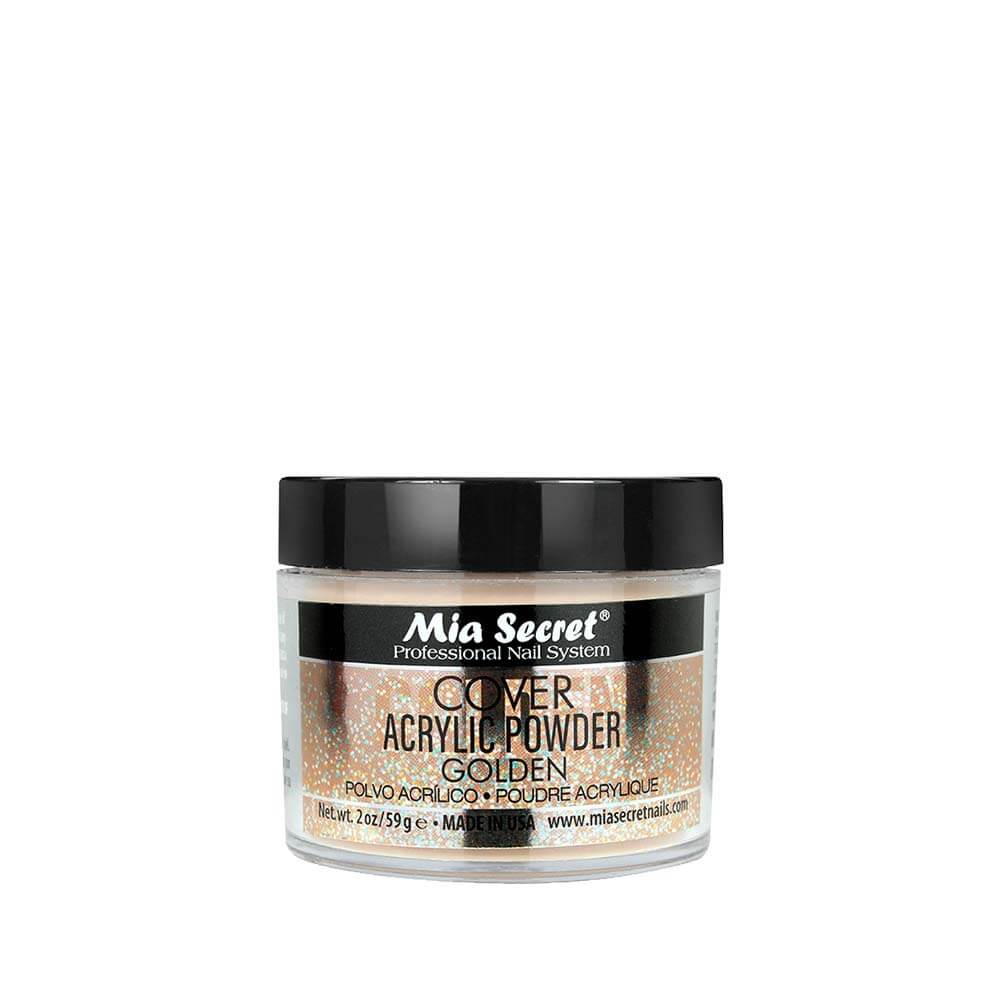 MIA SECRET | COVER GOLDEN ACRYLIC POWDER (2 OZ)