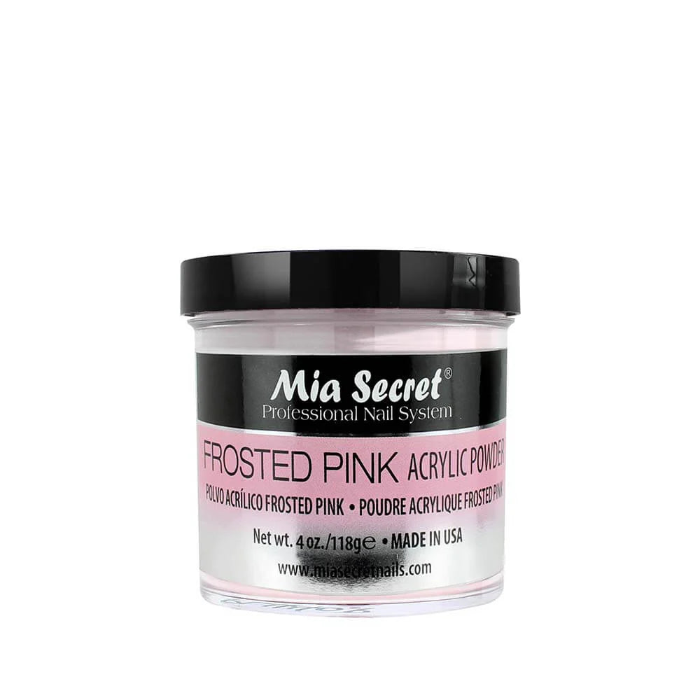 MIA SECRET | FROSTED PINK ACRYLIC POWDER (4 OZ)