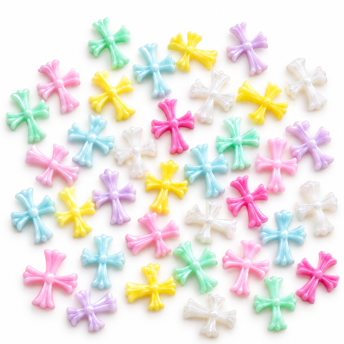 NAIL CHARM | PASTEL CROSS