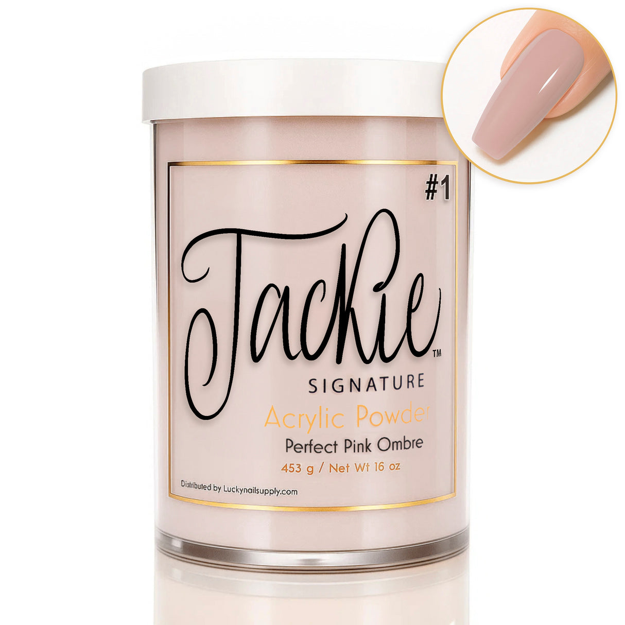 JACKIE SIGNATURE | OMBRE POWDER COLLECTION - #1 PERFECT PINK OMBRE (16 OZ)