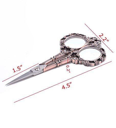 SCISSOR EMBOSSED | STAINLESS STEEL - 4.6"