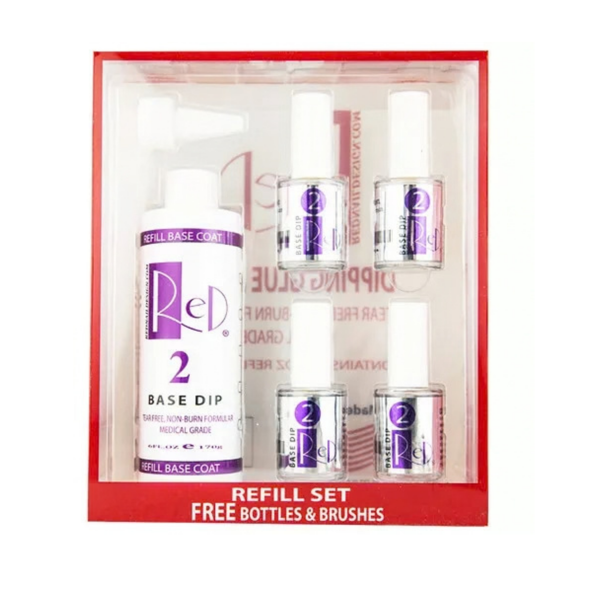 Red - Foundation #2 Base Coat (Refill)