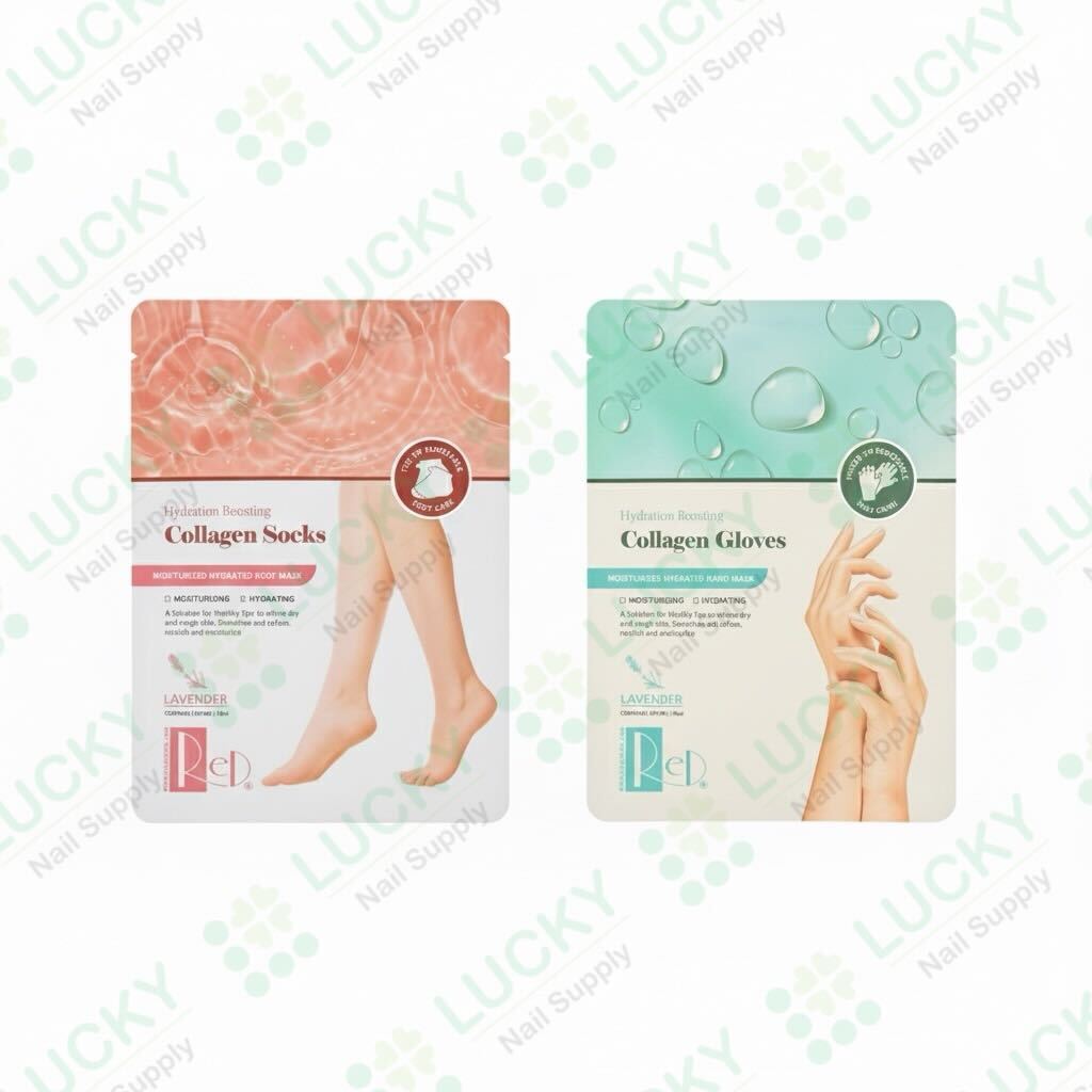 RED | COLLAGEN GLOVES / SOCKS - Hydration Boosting