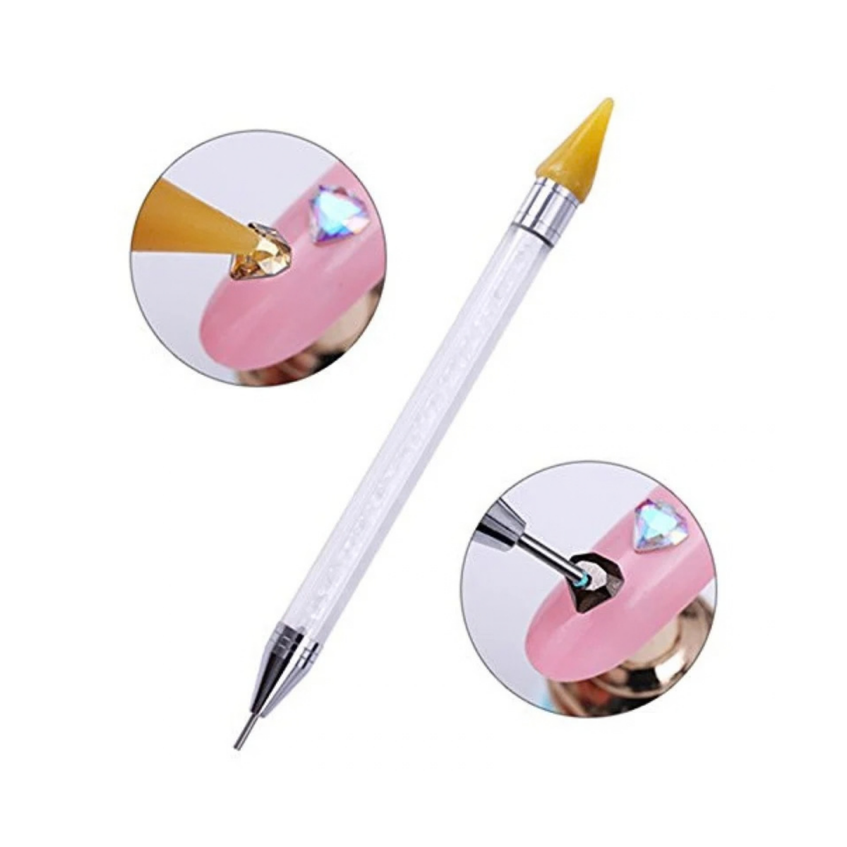 Rhinestone Picker - 2 Head - Clear Diamond