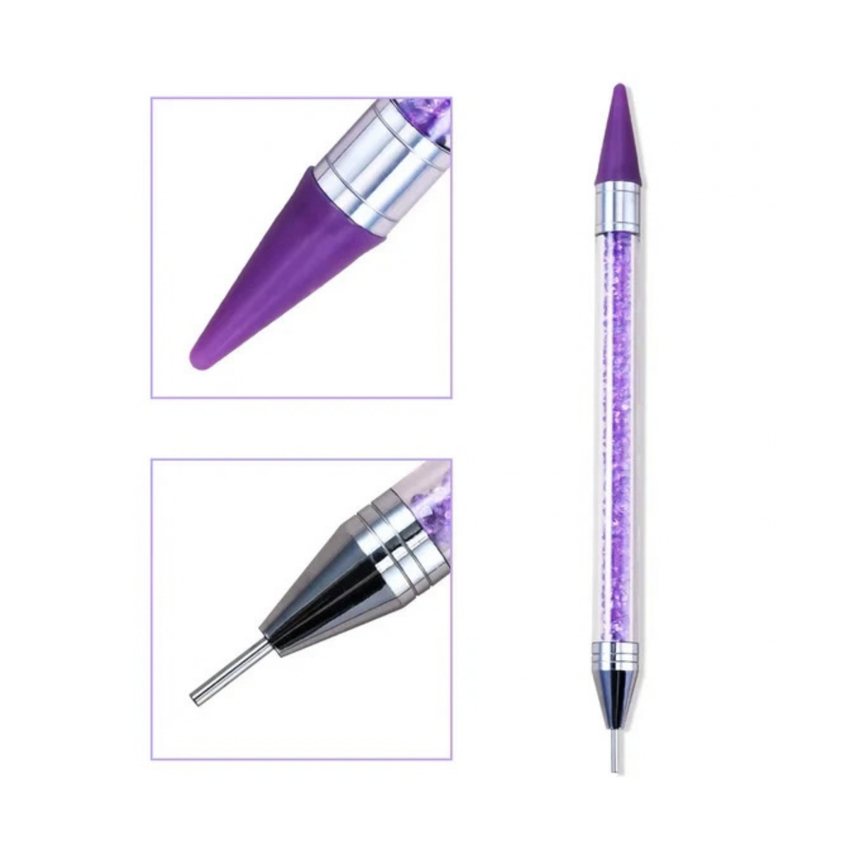 Rhinestone Picker - 2 Head - Purple