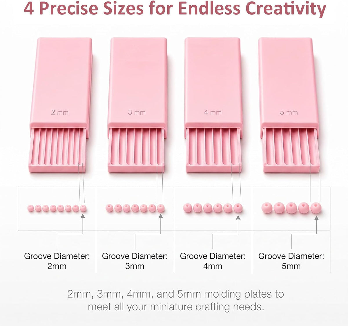 3D GEL BALL ROLLER MAKER / CLAY BEAD ROLLER FOR 3D NAIL ART - 4 SIZE