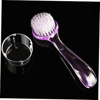 MINI ROUND MANICURE BRUSH | PURPLE
