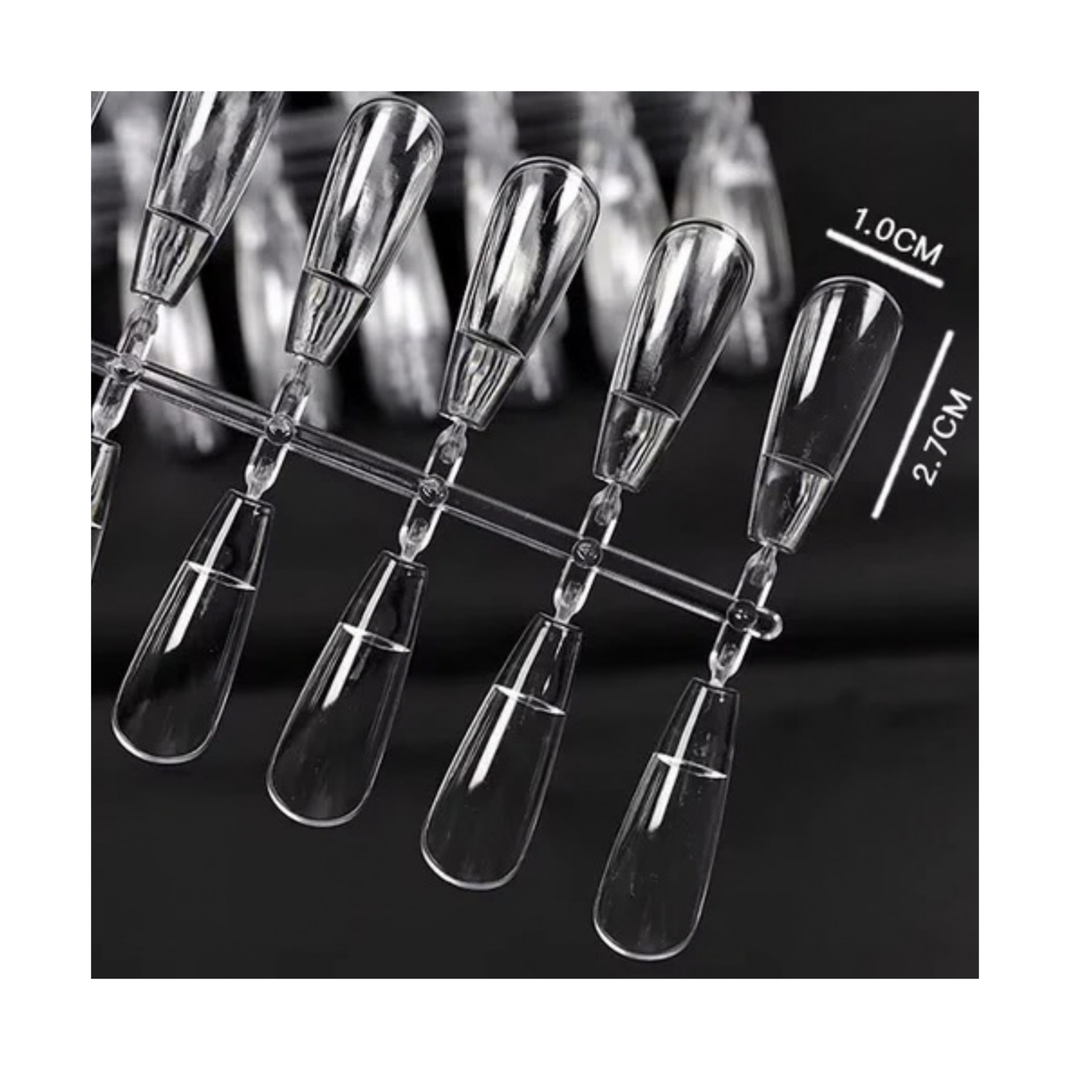 Sample Tip - Clear - Coffin