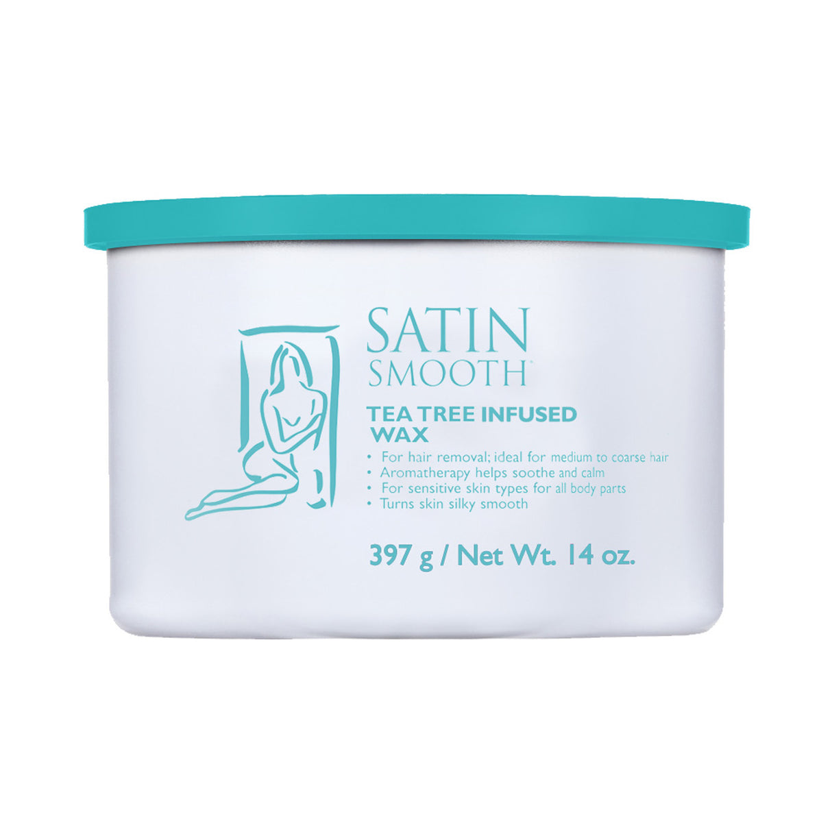 SATIN SMOOTH | TEA TREE INFUSED WAX (14oz)