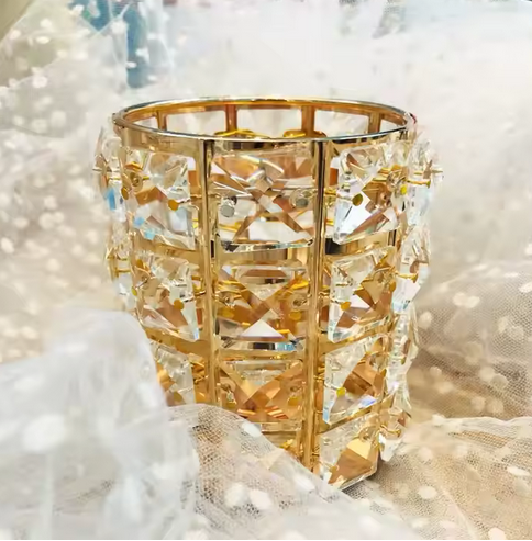 CRYSTAL BRUSH HOLDER