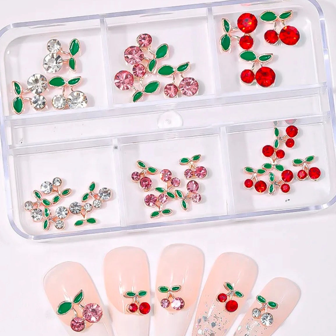 CHERRY NAIL CHARM | 3 COLORS