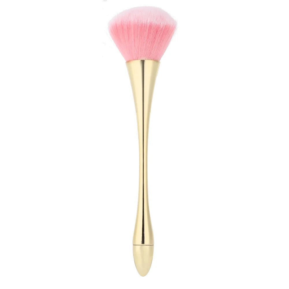 NAIL DUST BRUSH | SOFT HAIR - GOLD