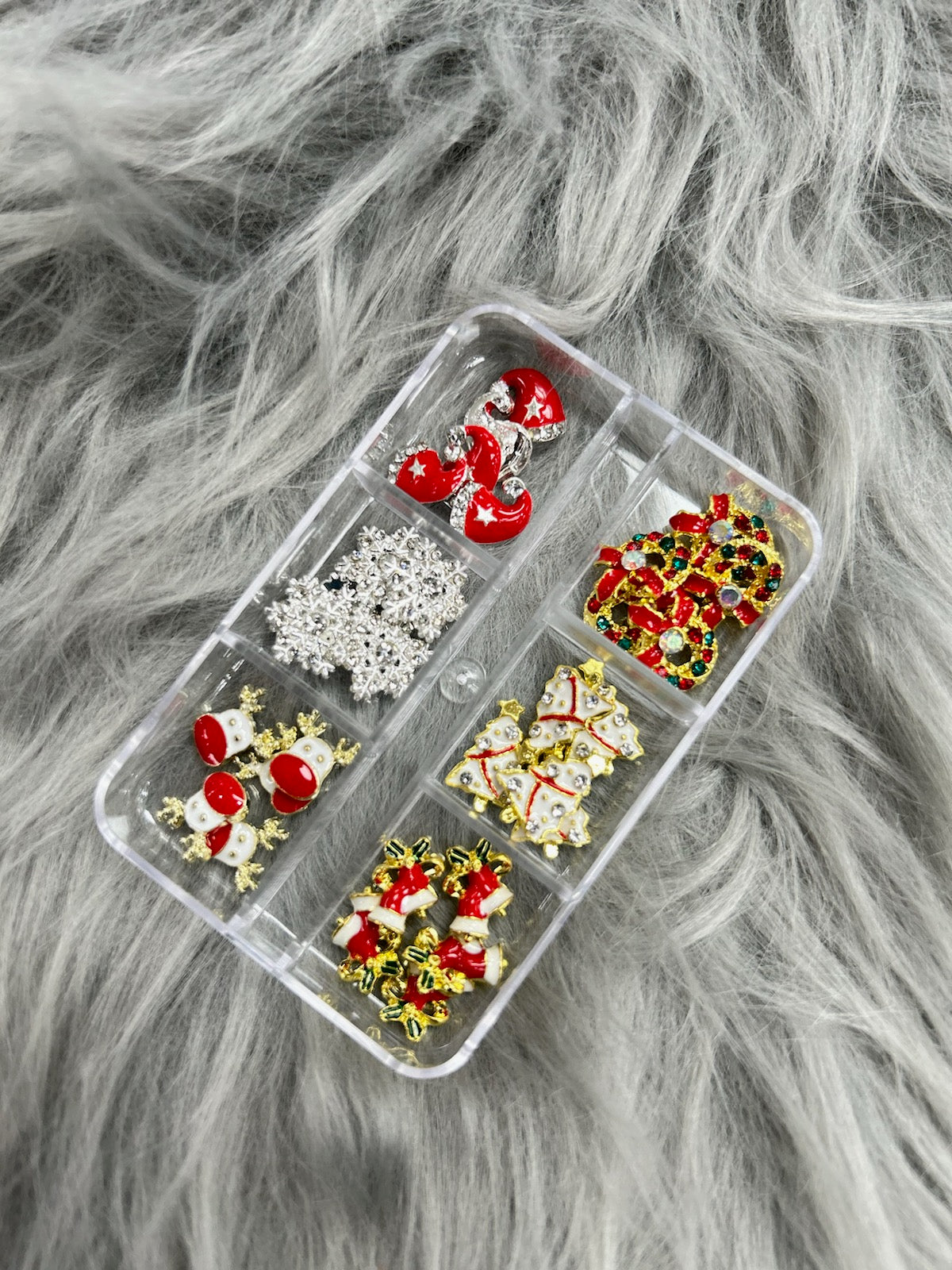 CHRISTMAS NAIL CHARM MIX BOX 01 | 6 STYLES