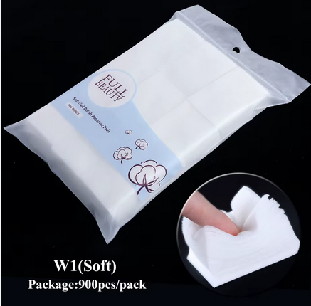 FULL BEAUTY | SOFT NAIL POLISH REMOVER - Pack of 900 pcs