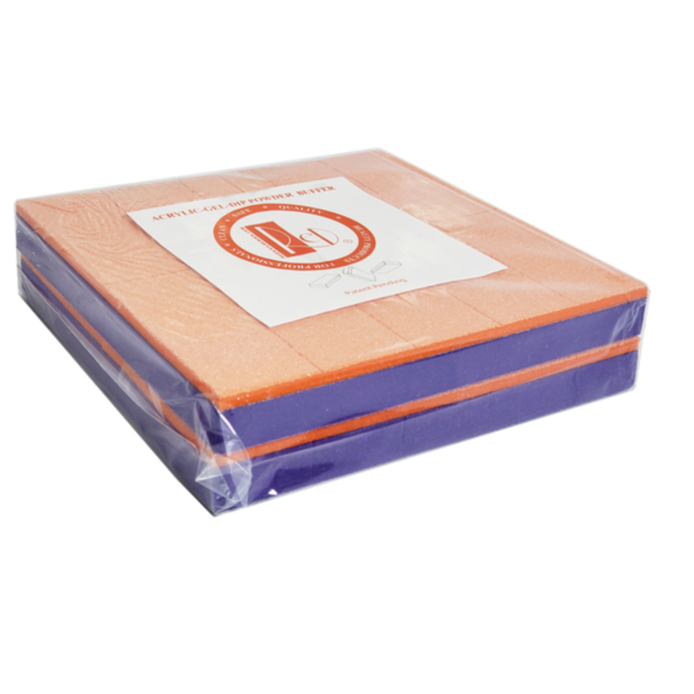 RED | ACYLIC BUFFER BLOCK 80/80 GRIT - 20/PACK