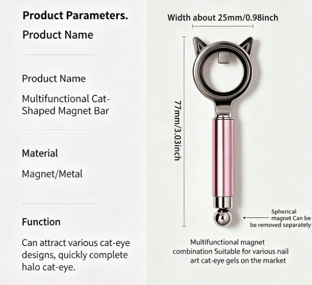 MAGNET CATEYE | CAT EAR Dual-End | 3 in 1