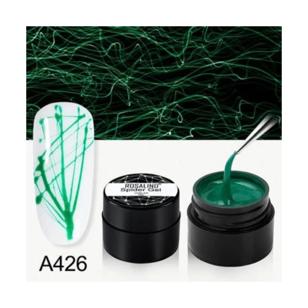 Spider Gel Design - Green