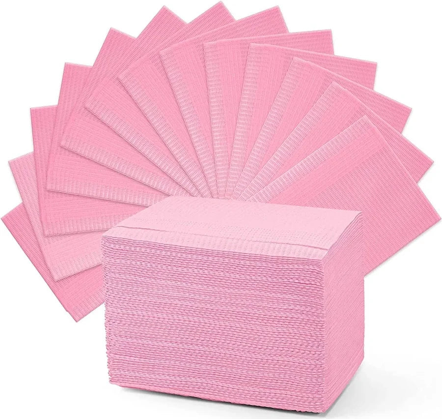 TABLE MAT | WATERPROOF PAPER FOR NAIL / DISPOSABLE DENTAL BIBS - 120pcs