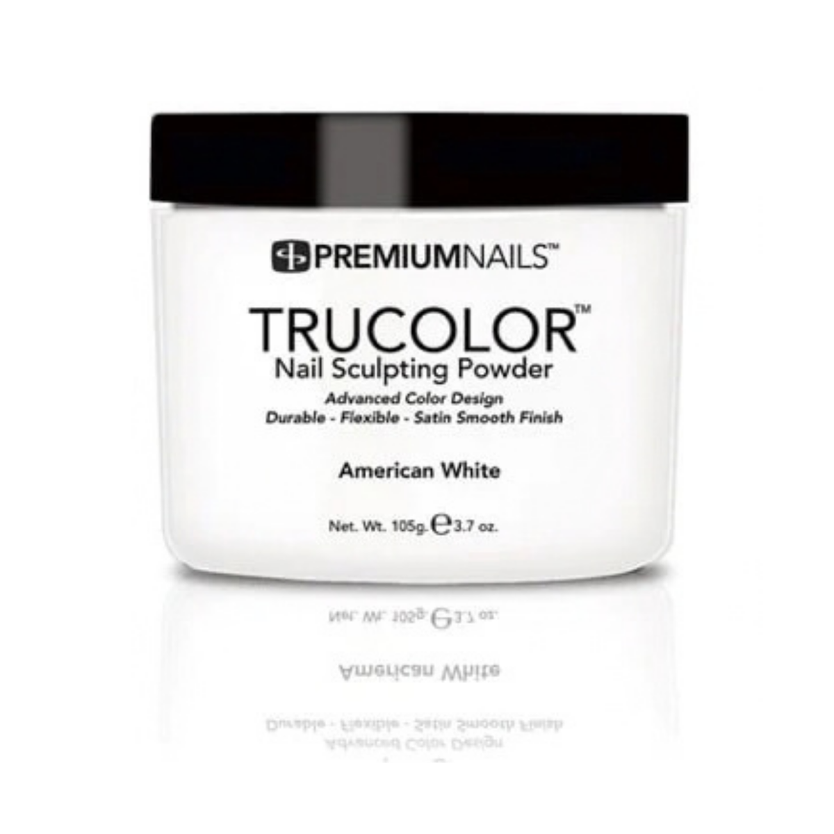 TRUCOLOR | ACRYLIC POWDER - AMERICAN WHITE (3.7 OZ)