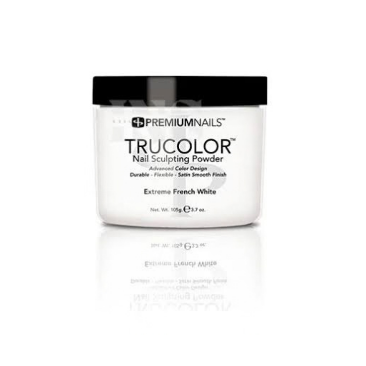 TRUCOLOR | ACRYLIC POWDER - EXTREME FRENCH WHITE (3.7 OZ)