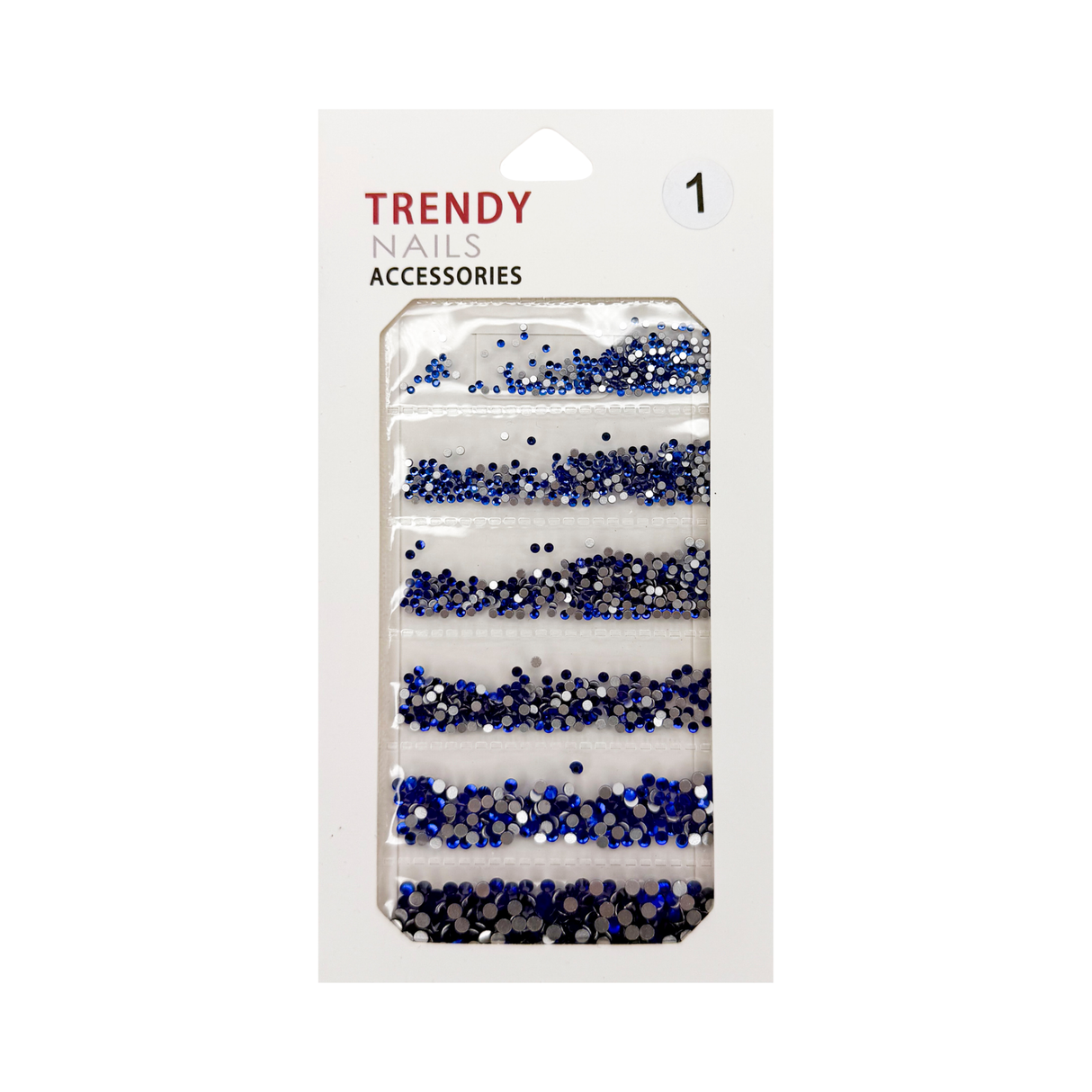 TRENDY RHINESTONE MIX BAG # 01 - 6 SIZE