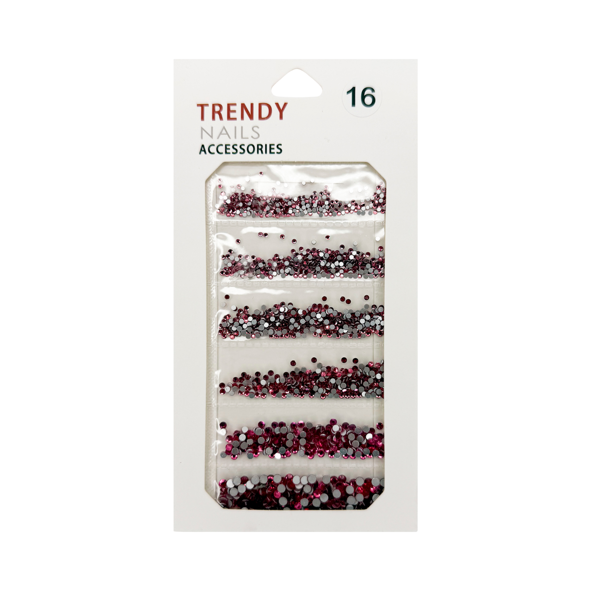 TRENDY RHINESTONE MIX BAG # 16 - 6 SIZE