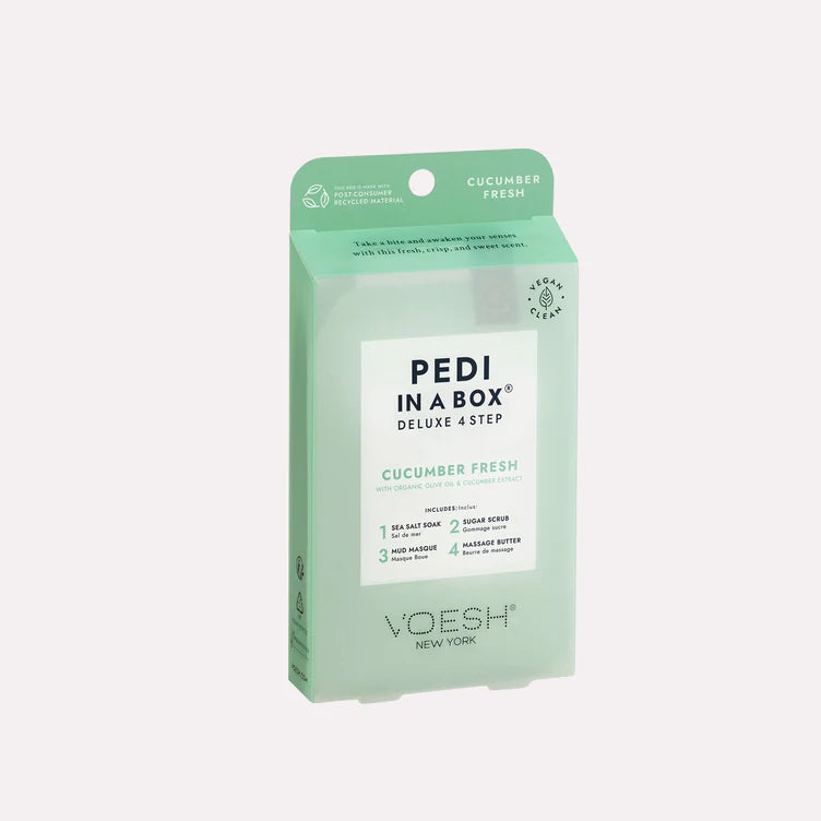 VOESH | PEDI IN A BOX | 4 STEP - CUCUMBER FRESH