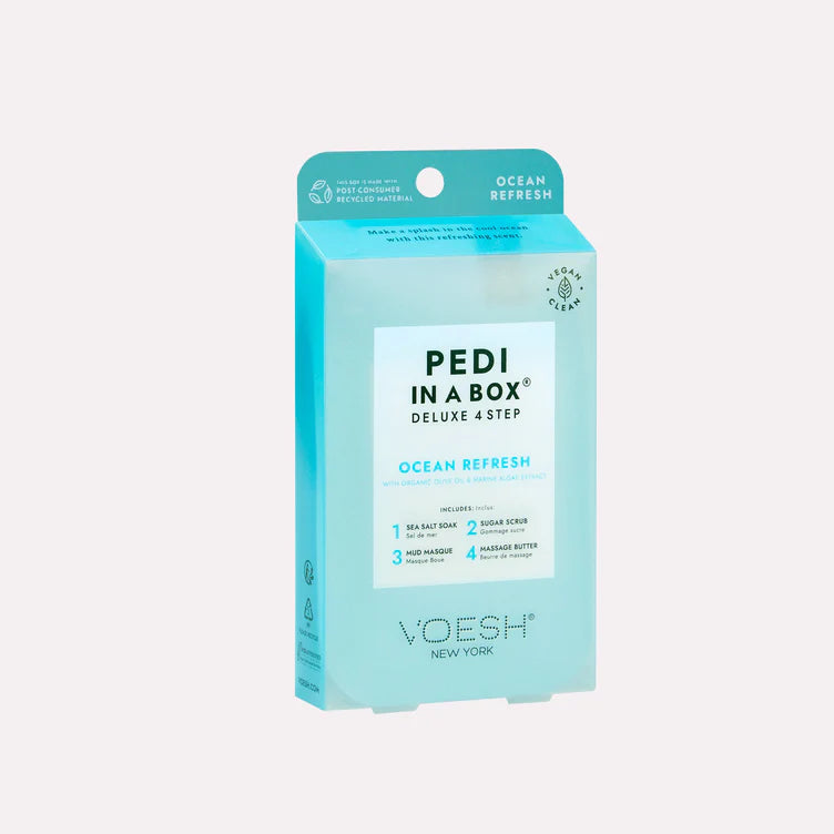 VOESH | PEDI IN A BOX | 4 STEP - OCEAN REFRESH