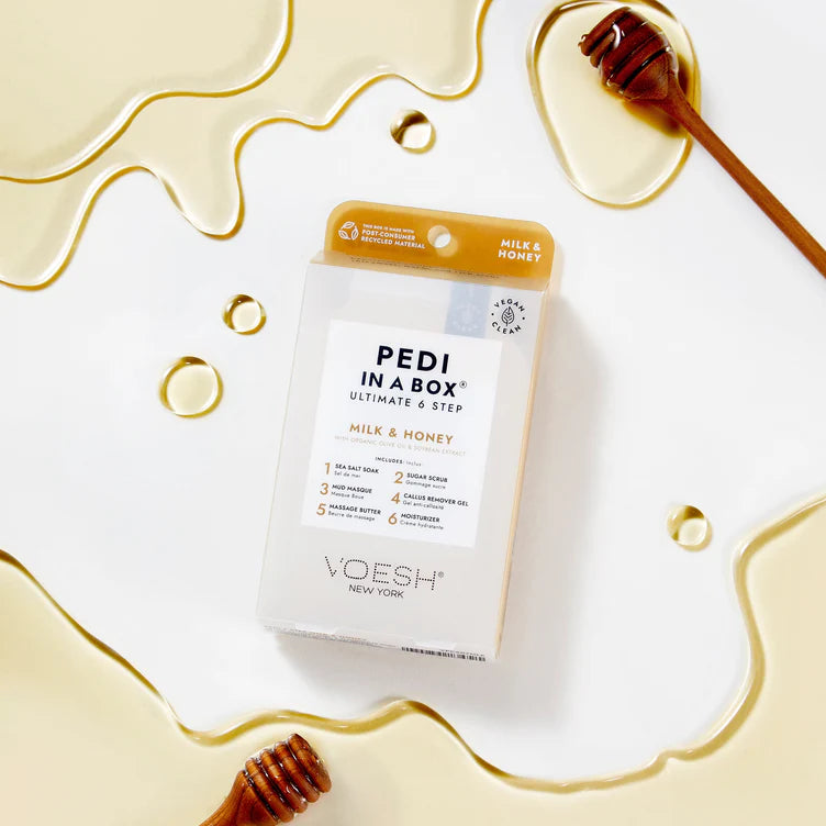 VOESH | PEDI IN A BOX | ULTIMATE 6 STEP - MILK & HONEY CASE