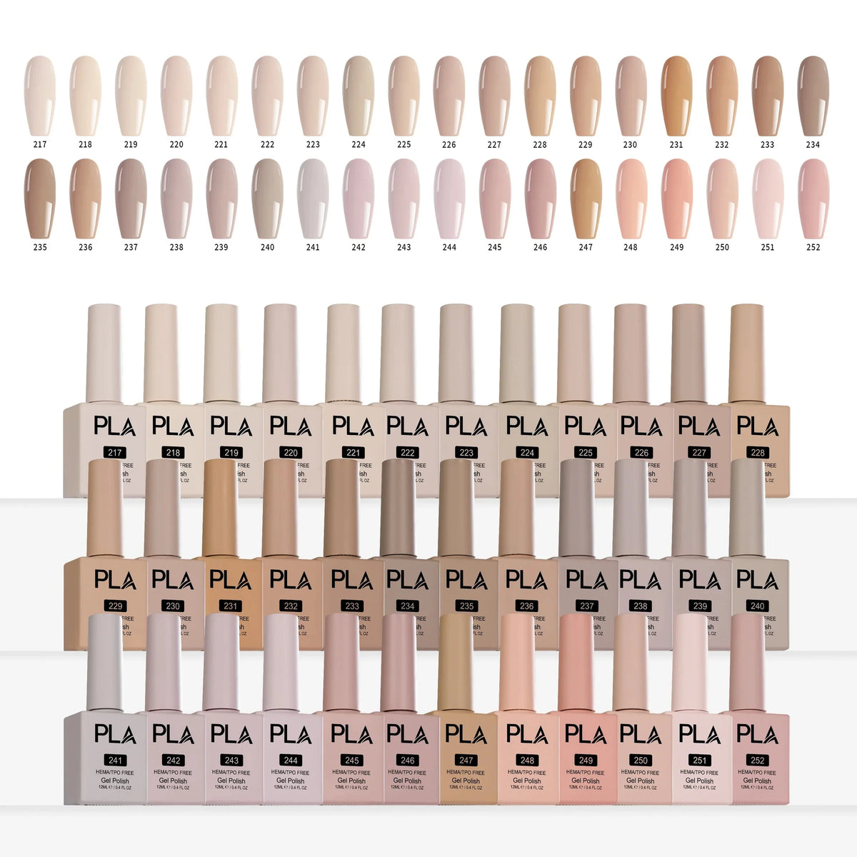 PLA | GEL POLISH | WHAT'S COOKIN' GOOD LOOKIN' COLLECTIONS (36 COLORS)