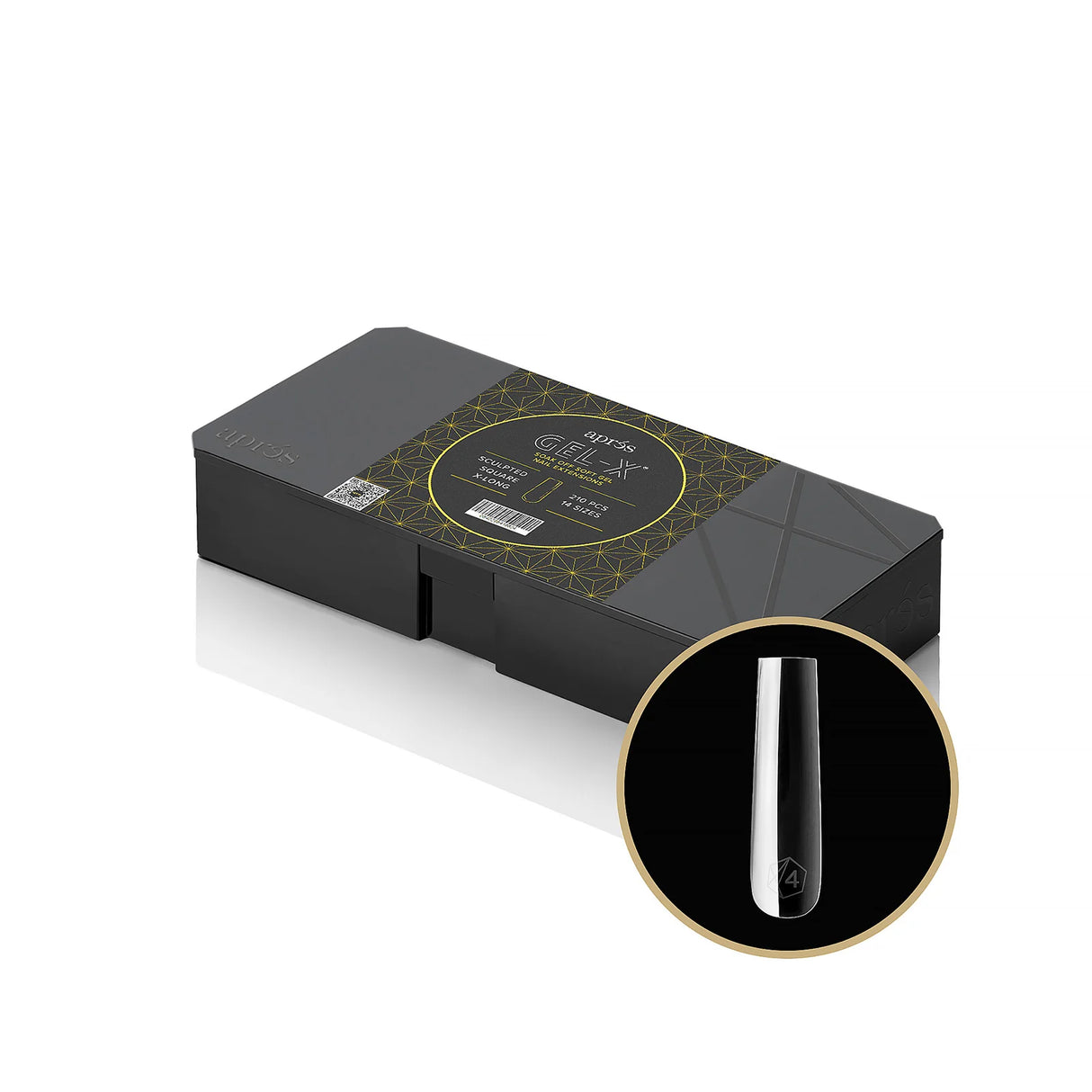 APRES - GEL X SCULPTED SQUARE TIPS - 600 PCS