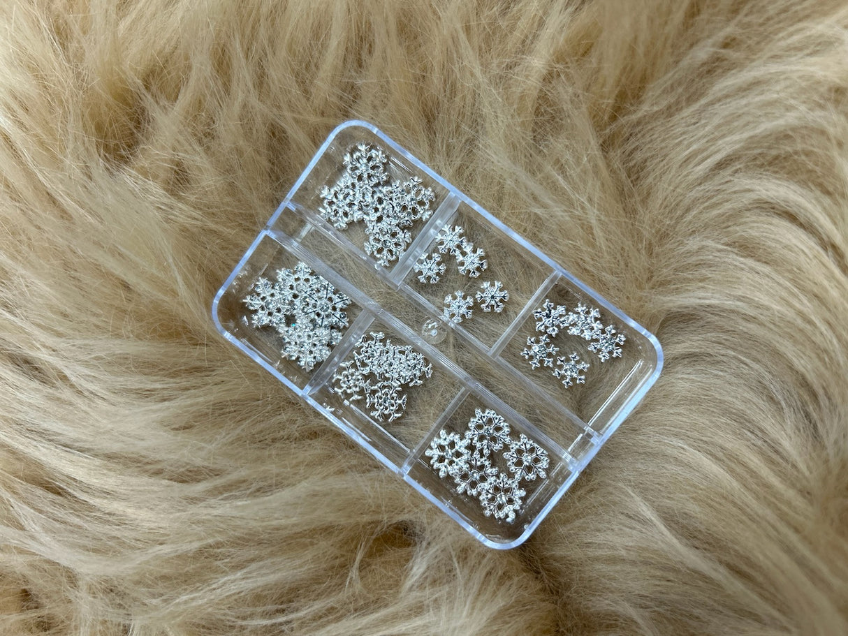 XMAS NAIL CHARM | SNOW FLAKE CHARM BOX